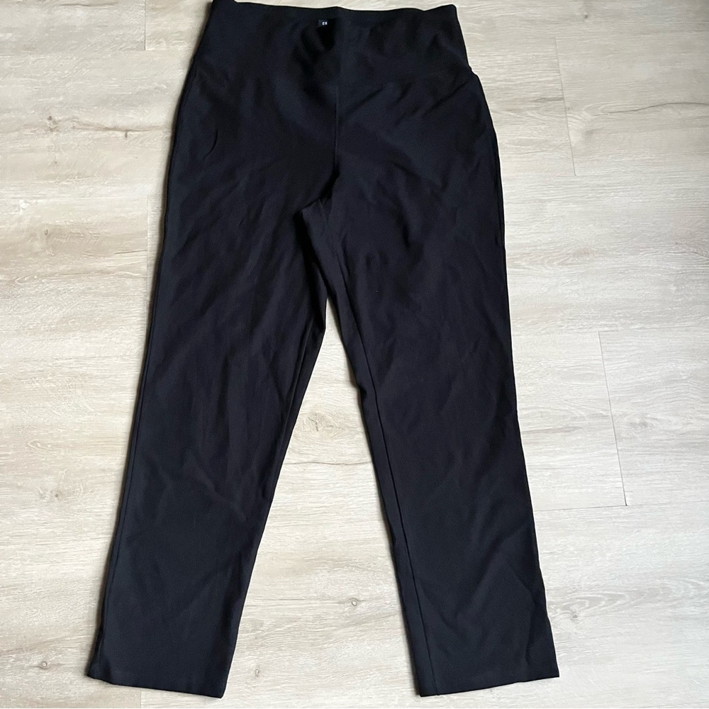 Eileen Fisher Washable Stretch Crepe High Waisted Pants SZ S - Picture 2 of 6